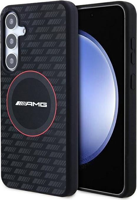 Image du produit Mercedes AMG AMHMS23SMRK S921 czarny/black hardcase Silicone Carbon Pattern MagSafe (Samsung Galaxy S24)
