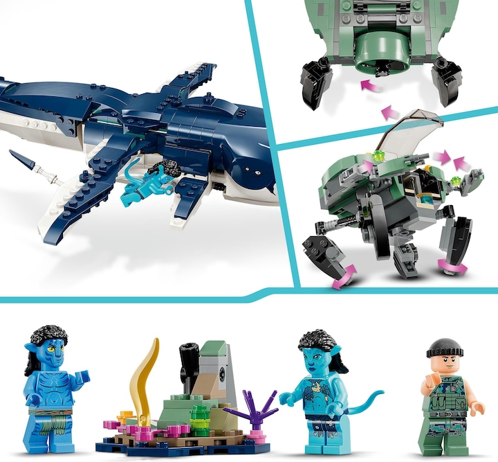 Immagine prodotto LEGO Payakan il Tulkun e il vestito di granchio (75579, Avatar LEGO)
