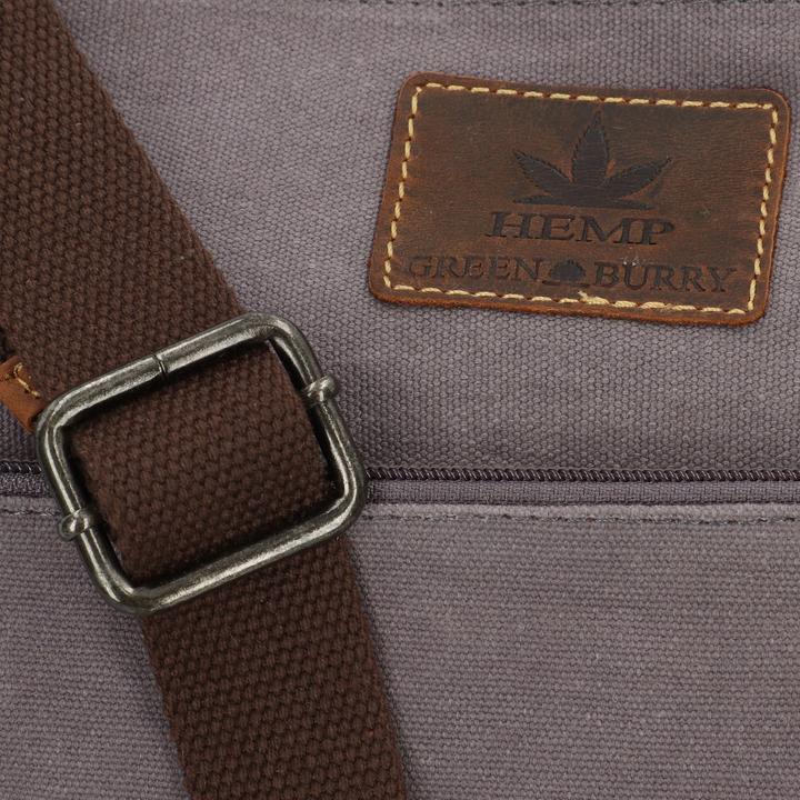 Immagine prodotto Greenburry Borsa a tracolla in canapa vintage da 29 cm