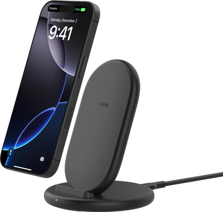 Actual product image Belkin BoostCharge 15W Ladestand kabellos, ohne Netzt. WIB006hqBK (9 W)