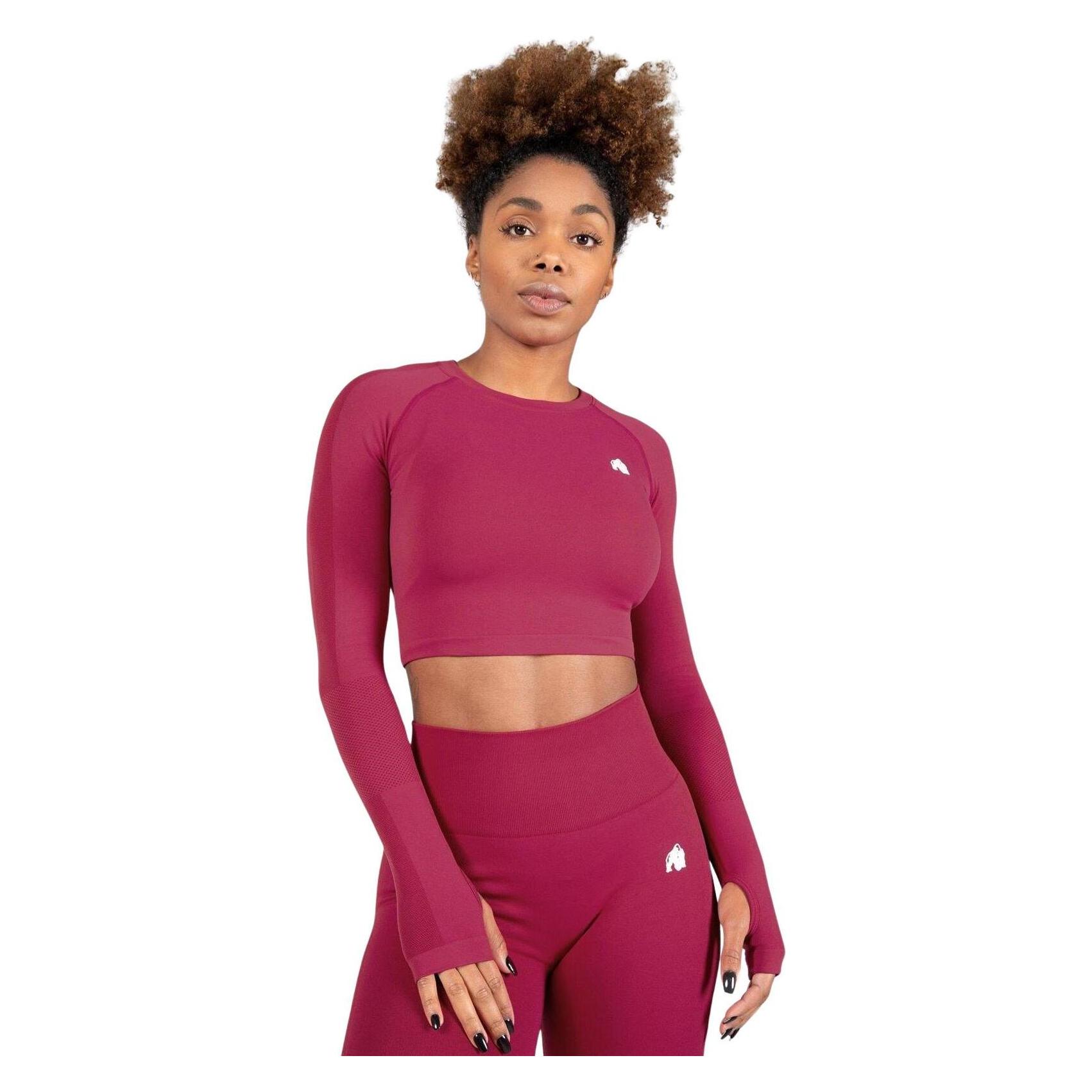 Gorilla Wear, Damen, Sportshirt, Hilton (S, Xs), Pink, Xs, S