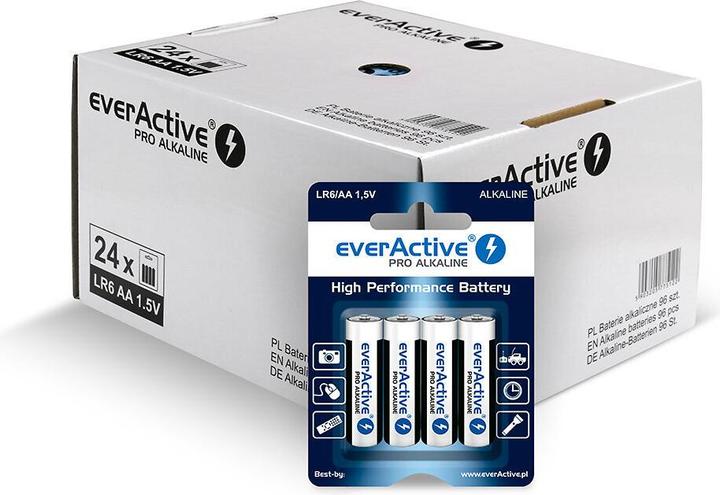 Produktbild NoName Anzeige LR6 AA Pro Alkaline (24 Blister mit 4 Stück) (4 Stk., AA)