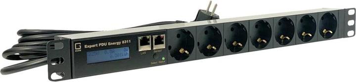 Produktbild Gude 8311-2 Expert PDU Energy 16A 7Schutzkontakt 1Sensoranschl Diff-AC - Netzwerk - S (7x, CEE 7/3, 1.50 m)