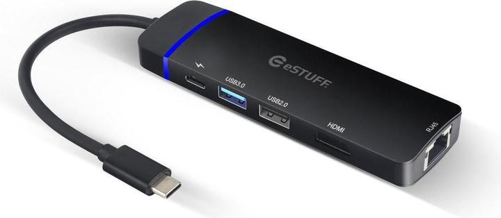 Actual product image Gearlab USB-C 5-in-1 Mobile Hub PD100W (USB-C, 5 ports)