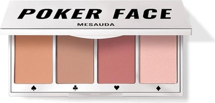 Actual product image Mesauda Poker Palette Face No. 2 Medium (002, Bronzer, Highlighter, 20 g)