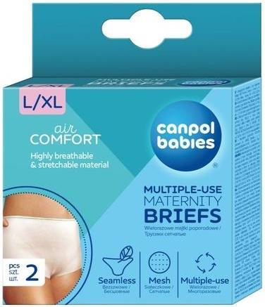 Actual product image Canpol BABIES Wielorazowe majtki poporodowe L/XL 2szt (2 Piece)