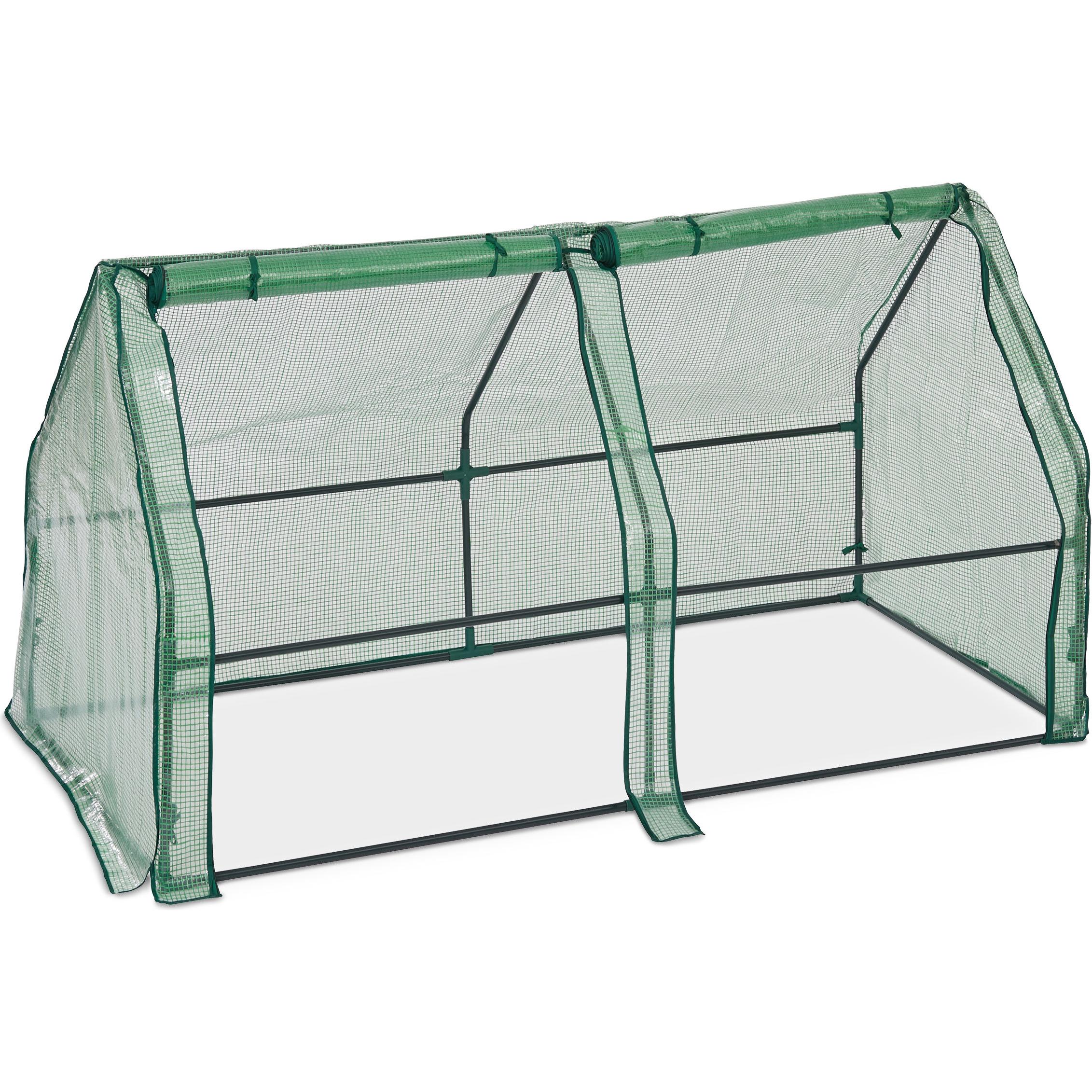 Relaxdays, Gewächshaus, Folienfrühbeet