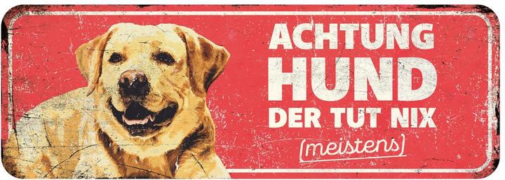 Produktbild EBI D&D Home Warnschild Labrador rot