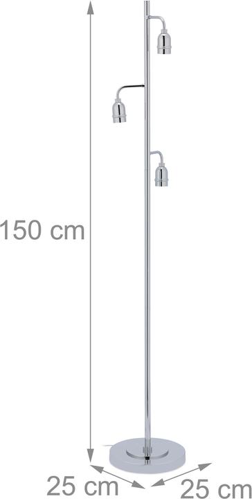 Image du produit Relaxdays Lampe debout (E27)