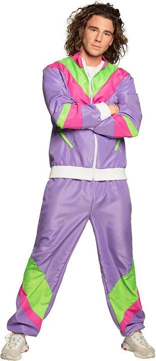 Produktbild Boland 80er Jahre - Lila Retro Trainingsanzug (XXL)
