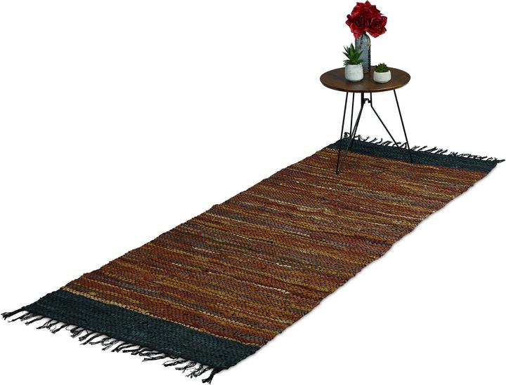 Produktbild Relaxdays Flickenteppich (80 x 200 x 0.5 cm)