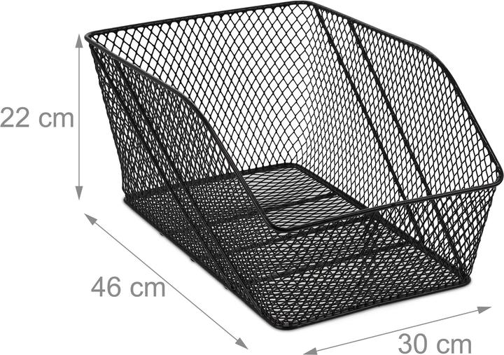 Image du produit Relaxdays Panier à vélo