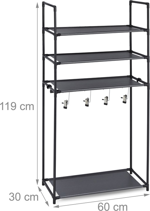 Immagine prodotto Relaxdays Baylee (60 x 30 x 119 cm)