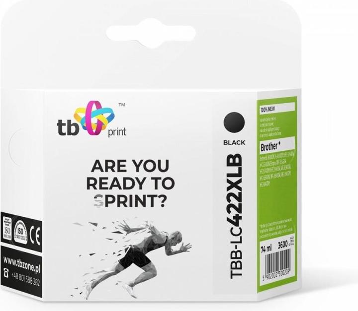 Actual product image Ink for Brother MFC-J5340DW TBB-LC422XLB 100% new black (FC)