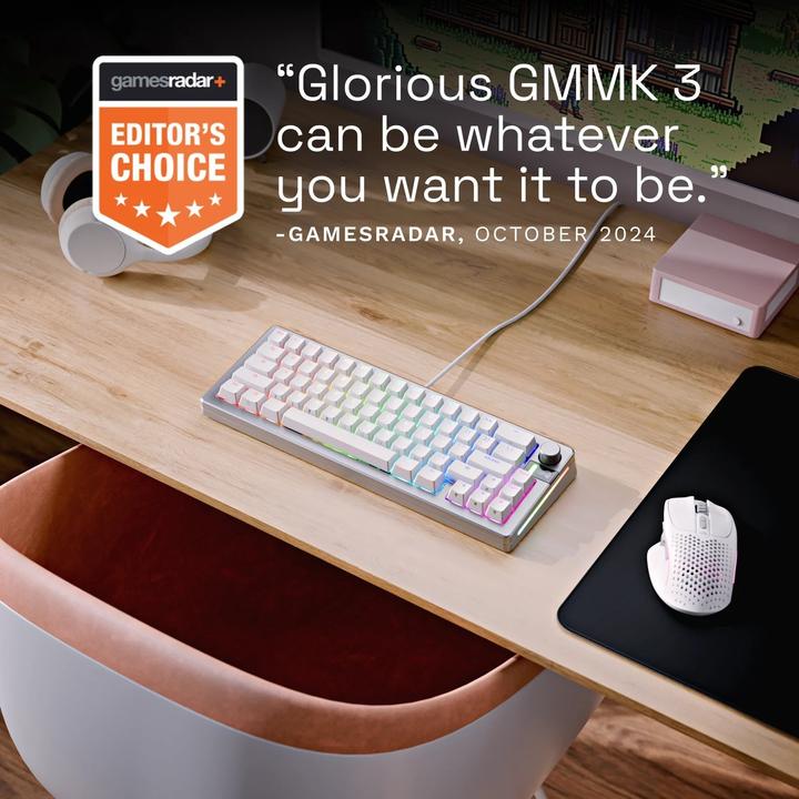 Actual product image Glorious GMMK 3 PRO 75% Prebuilt Wired Black - FR (840408300858) (FR, Cable)