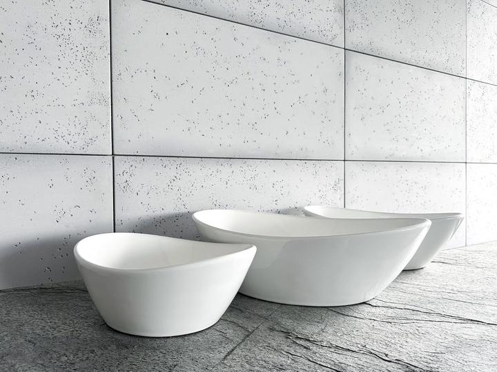 Actual product image Rea Kate 56 Opzetwastafel Wit 55,5x33,5 cm (335 mm, 335 mm)