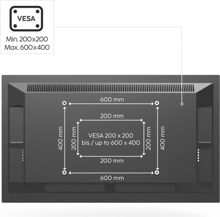 Image du produit Hama Pied TV (Universel, 65", 40 kg)