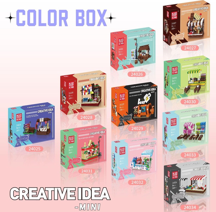 Actual product image Mould King Ramen stand & vending machine