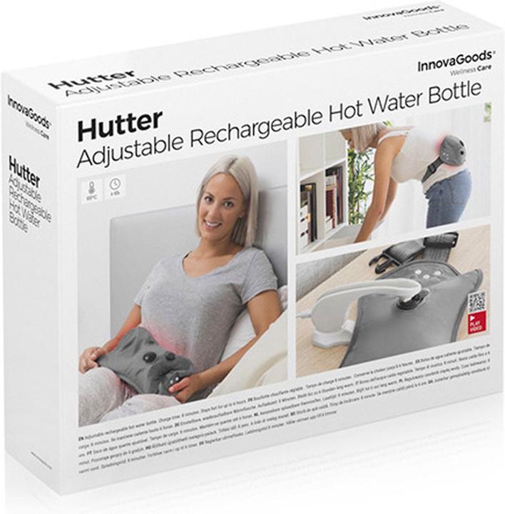 Produktbild InnovaGoods Wiederaufladbare Wärmflasche Hutter Grau 400 W