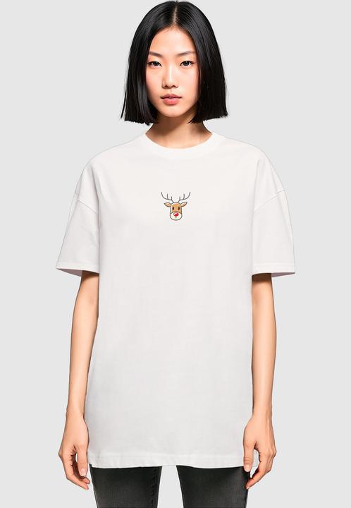 Produktbild Merchcode Ladies Christmas Cute Deer Tee - 182909 (L)