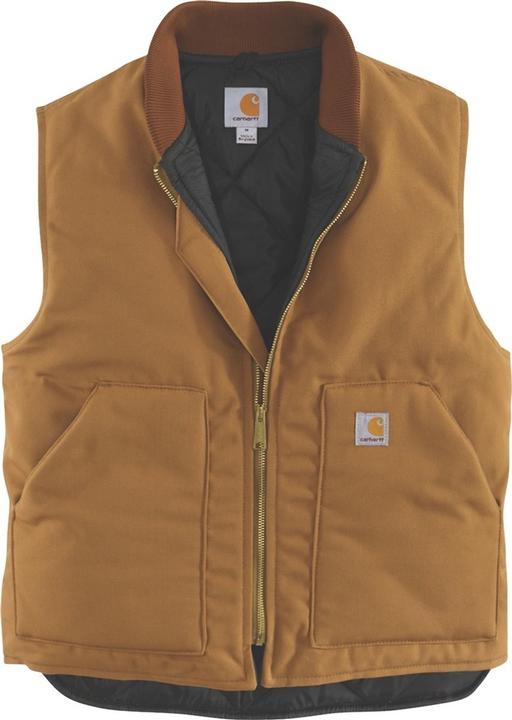 Carhartt Relaxed Fit Firm Duck Bodywarmer Bruin - maat S