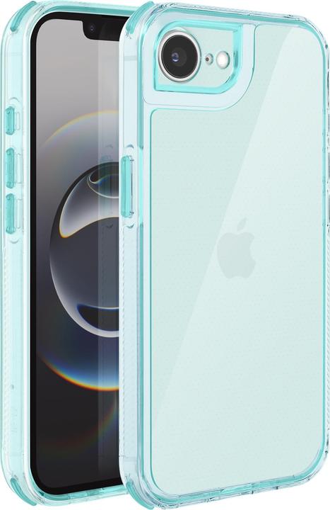 Produktbild OEM Back panel cover MATRIX CLEAR Case for IPHONE 16e (SE 4 2025) mint (Apple iPhone 16e)