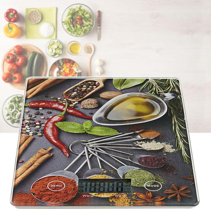 Actual product image Nedis Digital kitchen scales, LCD display, glass I