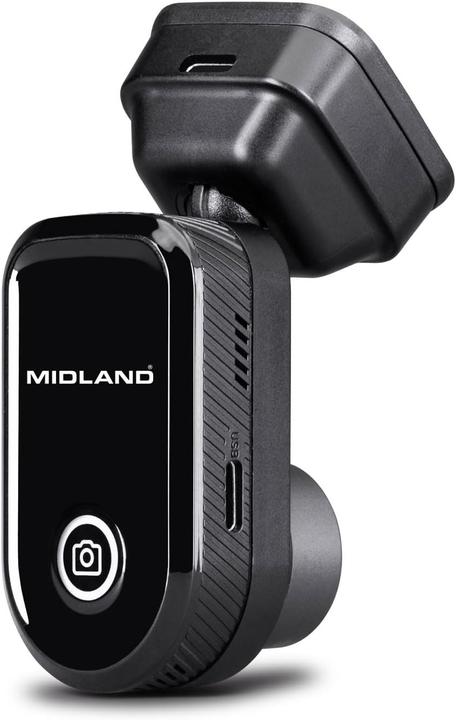 Produktbild Midland Kompakte und diskrete Dashcam mit GPS und WLAN für Fahrzeugsicherheit (Eingebautes Mikrofon, GPS-Empfänger, Full HD)