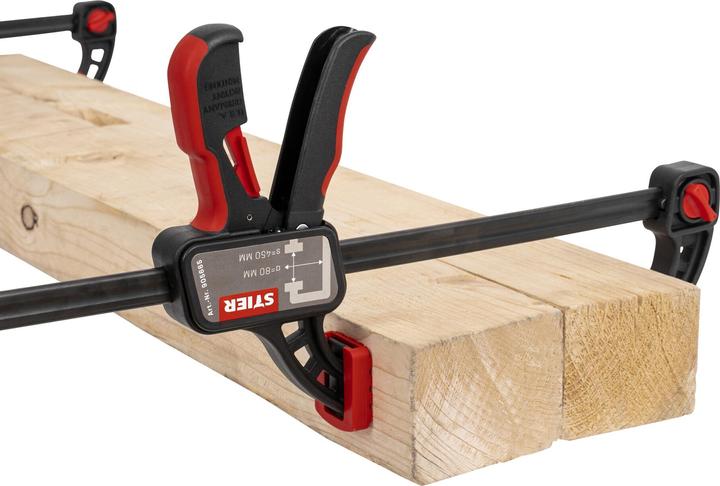 Produktbild Stier Einhandzwinge 450 mm Spannweite 80 mm Ausladung (450 mm)