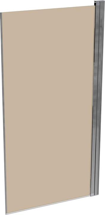 Hüppe Design pure Badewannenabtrennung, 1-teilig, Breite 750mm, Höhe 1500mm, 8P1901092378 (75 cm)