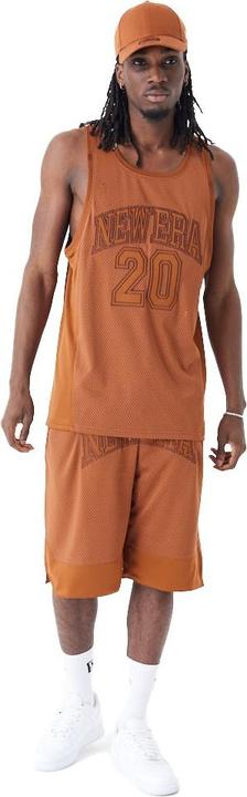 Immagine prodotto New Era Canotta in Poly Mesh - BRAND LOGO terra marrone - L (L)