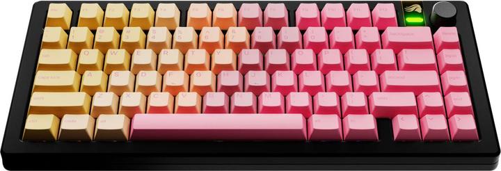 Productafbeelding Glorious GPBT Gradient Keycaps, ANSI Layout (VS), PBT, Dye-Sub - Grapefruit