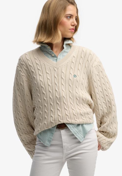 Produktbild Superdry Oversized Damen-Crewneck-Pullover (S)