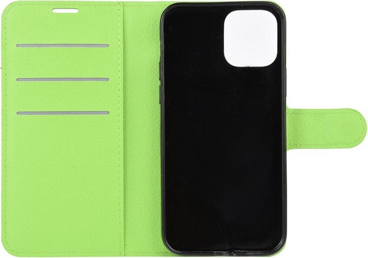 Actual product image Cover-Discount iPhone 12 / 12 Pro - Leather case cover green (Apple iPhone 12 Pro, Apple iPhone 12)