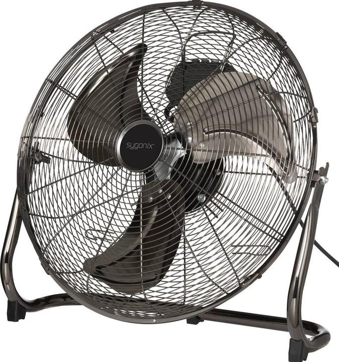 Actual product image Sygonix Bodenventilator 120 W Schwarz