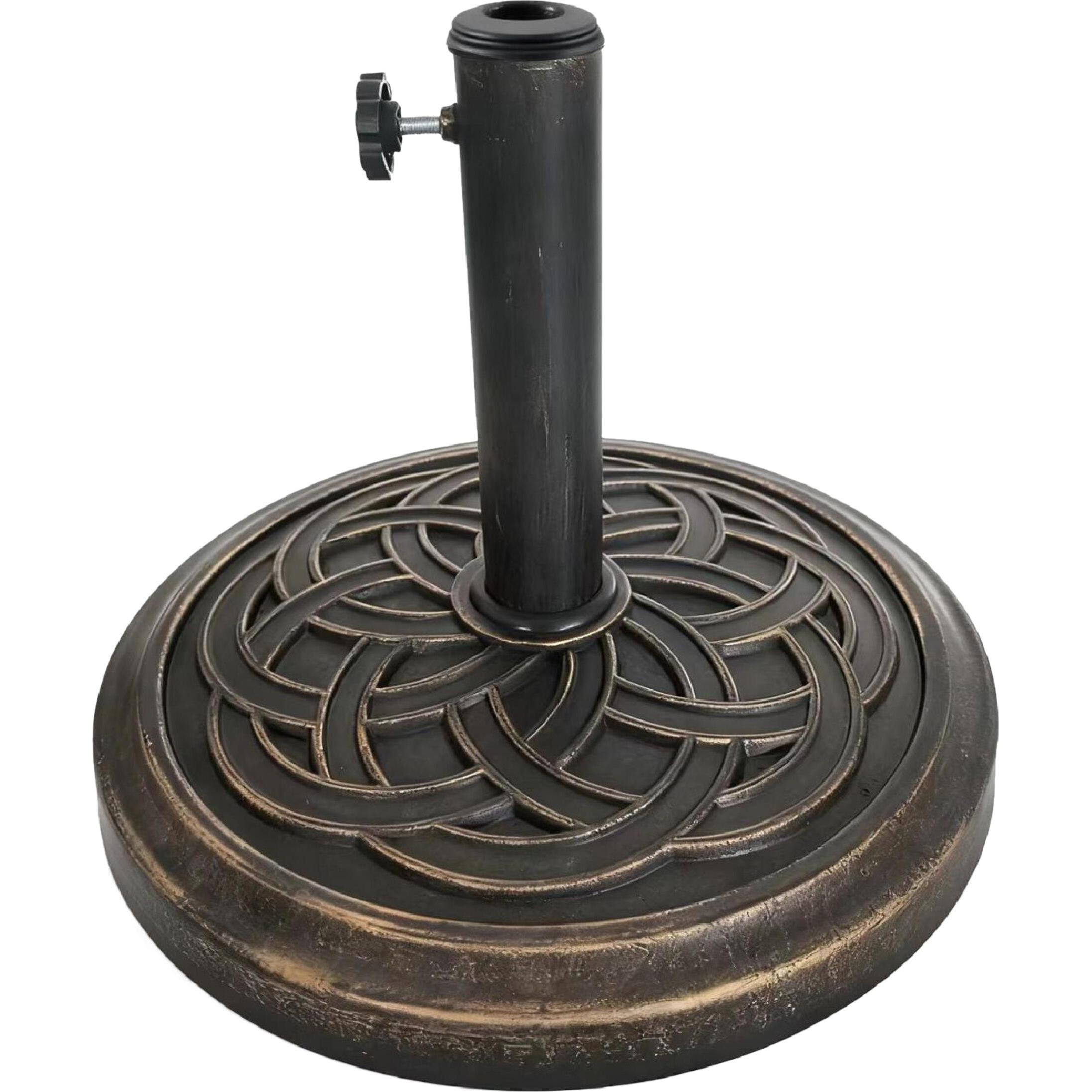 Relaxdays, Base + Piedistallo ombrellone, portombrello