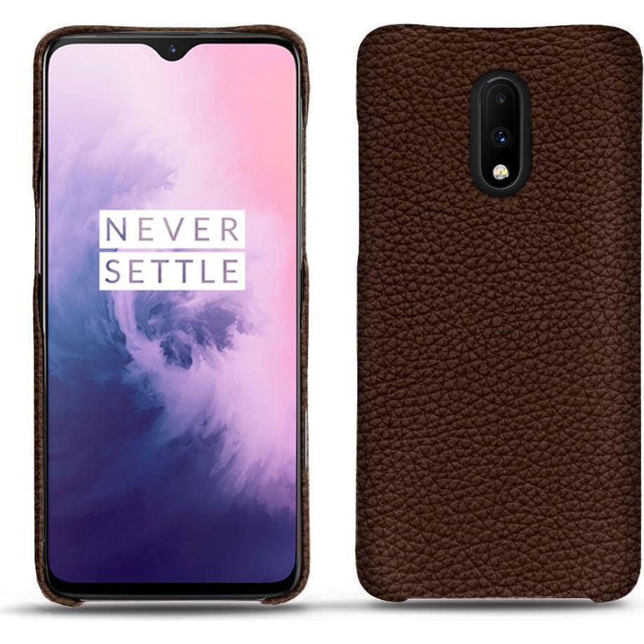 Noreve Lederschutzhülle (OnePlus 7), Smartphone Hülle, Braun