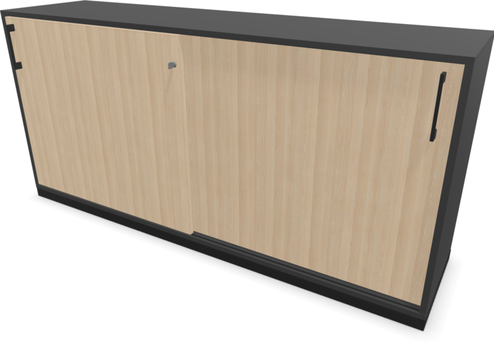 Eschendekor sandbeige mit Struktur, Schwarz, Dunkelgrau
