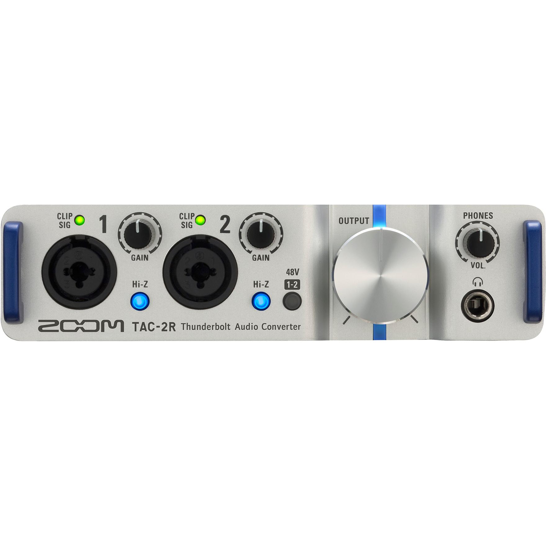 Thumbnail - Zoom Tac-2r (Thunderbolt), Audio Interface, Blau, Silber