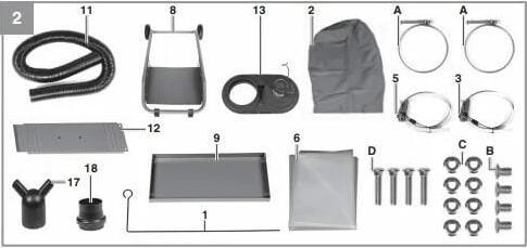Immagine prodotto Einhell TE-VE 550 A (Sistema di estrazione)