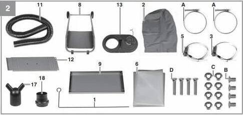 Image du produit Einhell TE-VE 550 A (Système d'aspiration)
