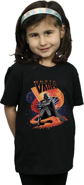 Produktbild Star Wars Darth Vader Swirling Fury TShirt Mädchen (116)