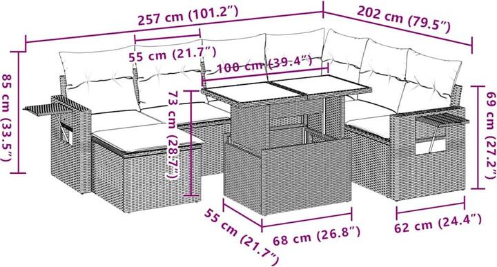 Produktbild vidaXL Blake