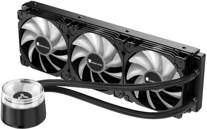 Actual product image Jonsbo ANGELEYES TW2-360 complete water cooling, RGB