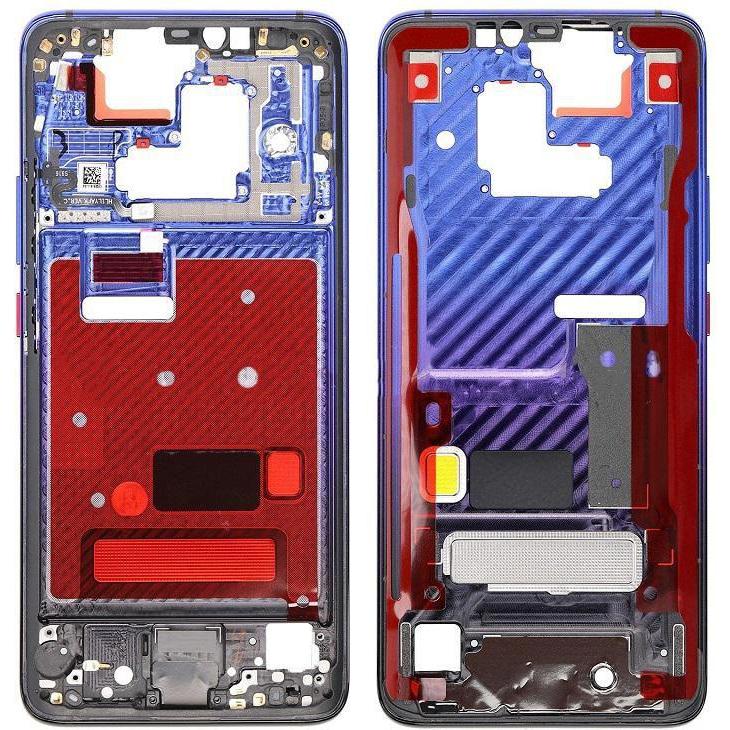 CoreParts Front Housing Frame Twilight (Huawei Mate 20), Mobilgerät Ersatzteile