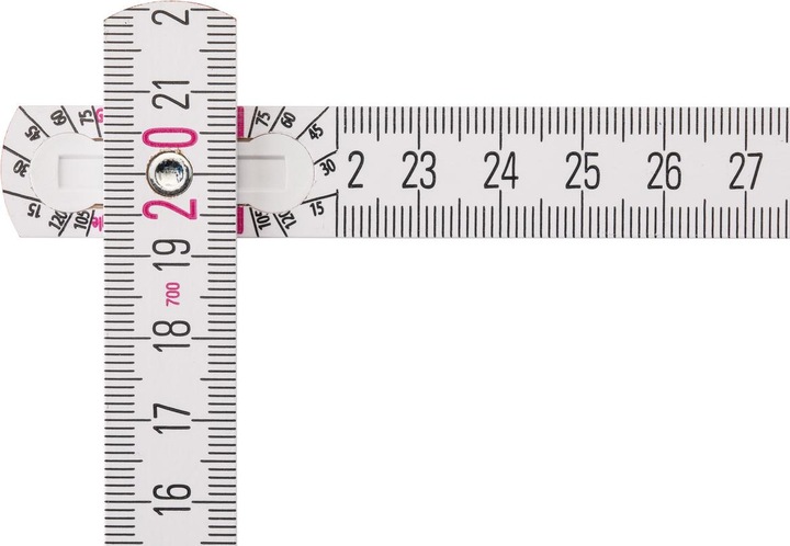 Actual product image Stabila Link scaleType1707mwhitemetricscale (mm, cm)