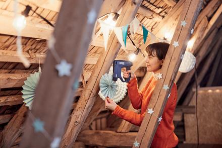 Actual product image Rapid BTX10 battery tacker