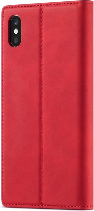 Image du produit Cover-Discount iPhone Xs / X - Stand Flip Case Cover rouge (Apple iPhone XS)