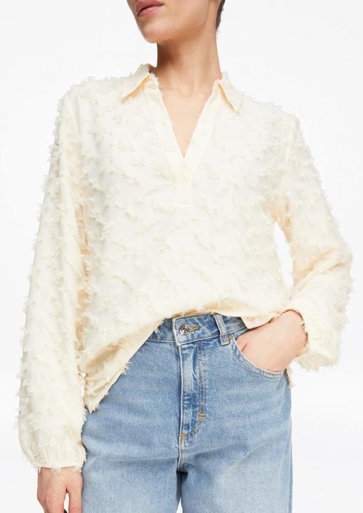 Image du produit Comma Bluse Jacquard-Bluse mit 3-D-Struktur (42)
