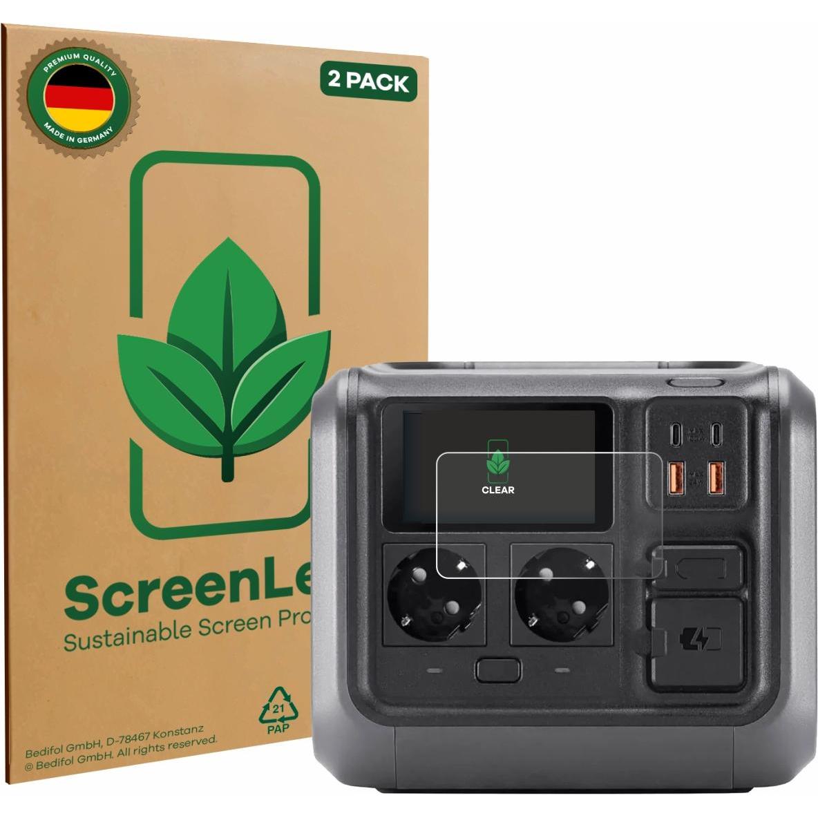 ScreenLeaf Pellicola protettiva, Proteggi Schermo Sostenibili, Clear, Antigraffio, Pellicola protettiva del dispositivo